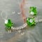 Green Lampwork Glass Frog Beads by Bead Landing&#x2122;